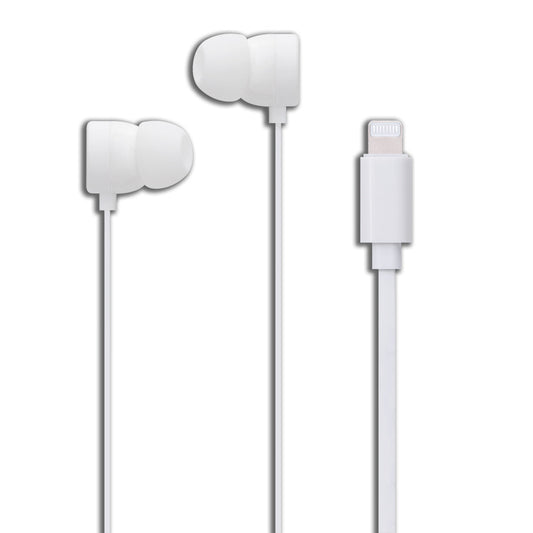 Comfort Fit Earbuds Lightning - White