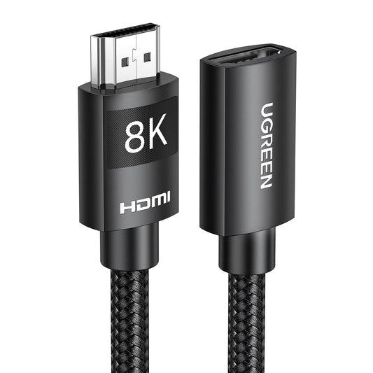 HDMI 8K Male To Female Extension Cable (1M length)