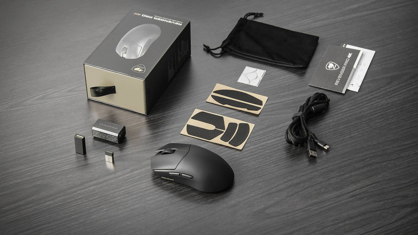 Revenger Pro 4K Noir (Sans fil) - Souris de jeu