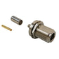 N-Type Female Bulkhead Crimp Connector for RG58 (LMR-195) 50 Ohm