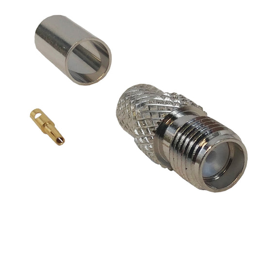 SMA Female Crimp Connector for LMR-240 50 Ohm