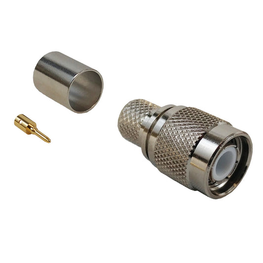 TNC Male Crimp Connector for RG8 (LMR-400) 50 Ohm