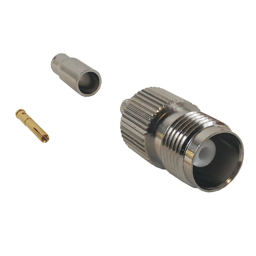 TNC Female Crimp Connector for RG174 (LMR-100) 50 Ohm