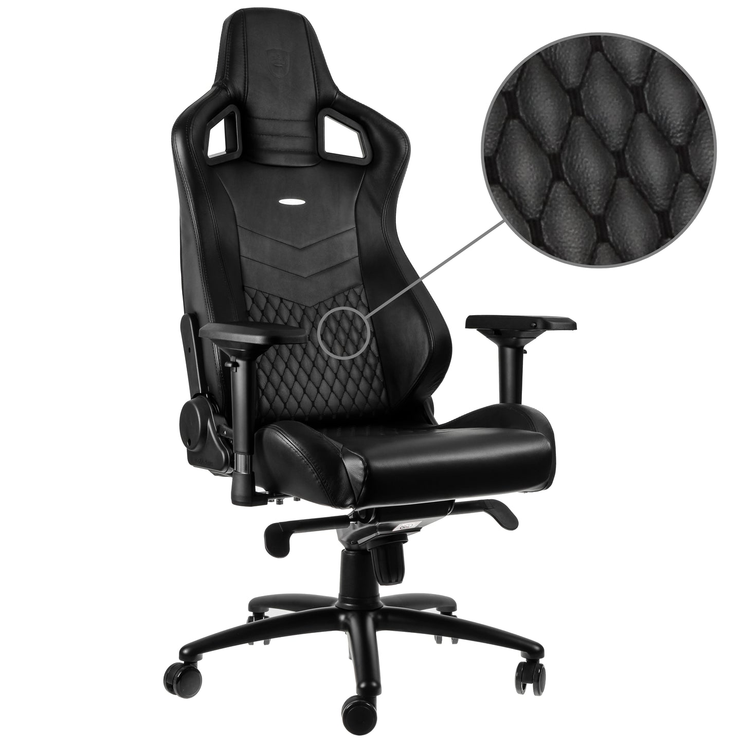 EPIC Gaming Chair - black - Real Leather