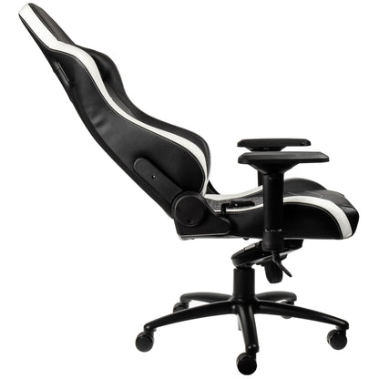 Chaise de jeu EPIC - noir/rouge/blanc - Cuir véritable