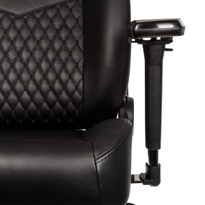 Chaise de jeu ICON - noir - cuir véritable