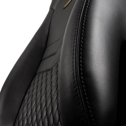 Chaise de jeu ICON - noir - cuir véritable