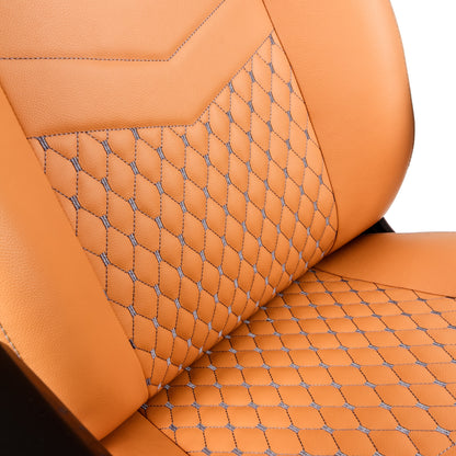 Chaise de jeu ICON - cognac/noir - Cuir véritable