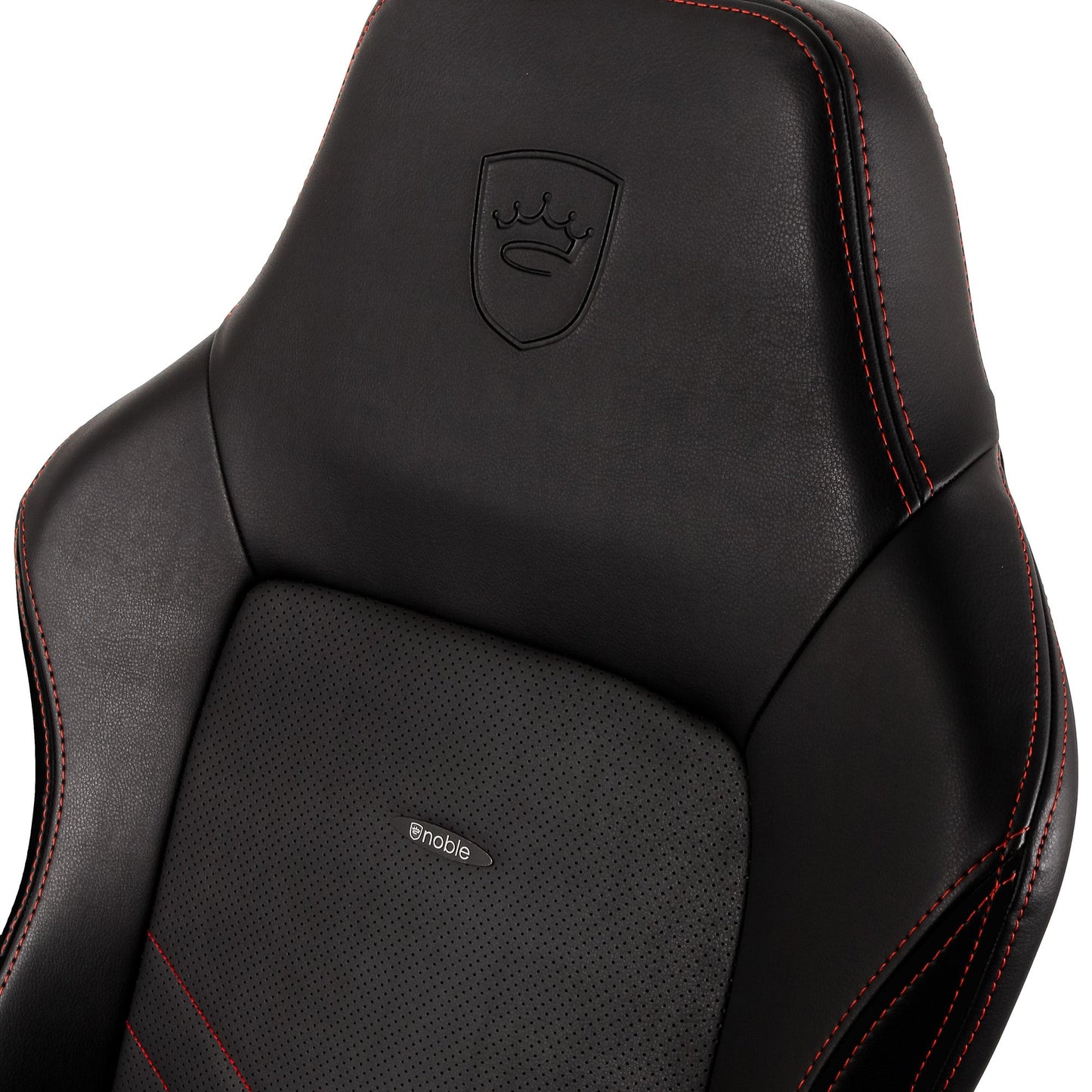 Chaise de jeu HERO - noir/rouge - cuir PU