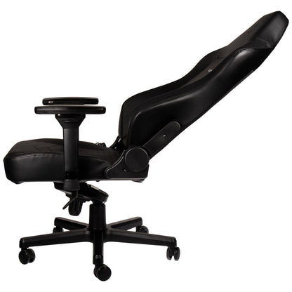 Chaise de jeu HERO - noir - cuir véritable