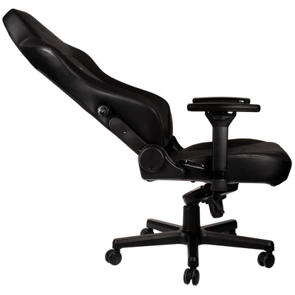 Chaise de jeu HERO - noir - cuir véritable