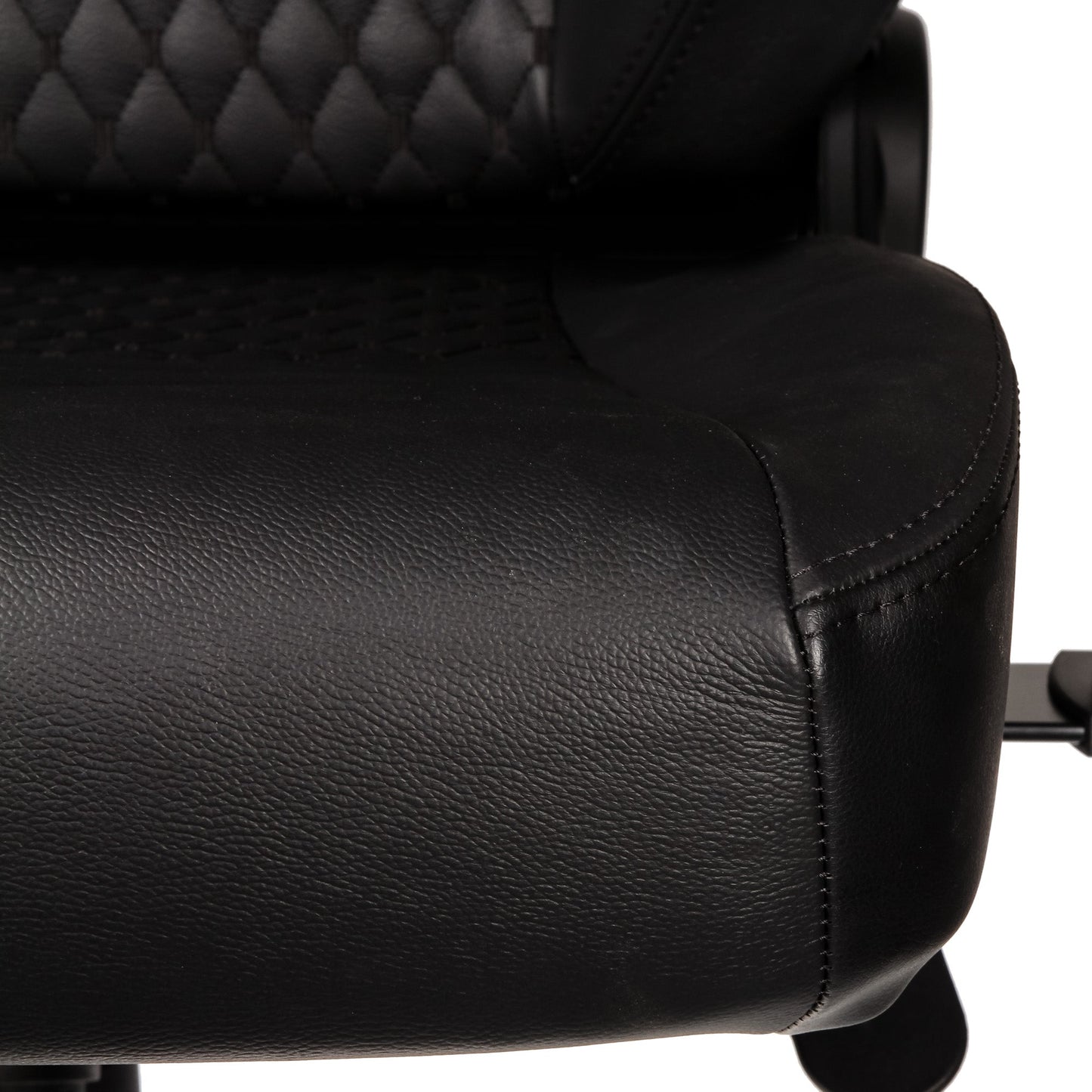 Chaise de jeu HERO - noir - cuir véritable