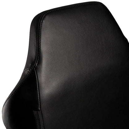 Chaise de jeu HERO - noir - cuir véritable