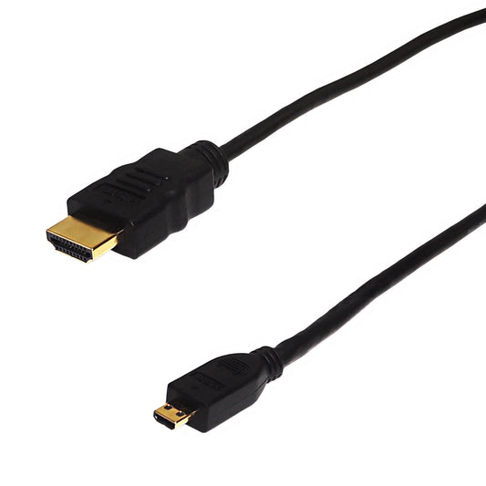 HDMI Male to Micro-HDMI Male High Speed with Ethernet Cable - CL2/FT4