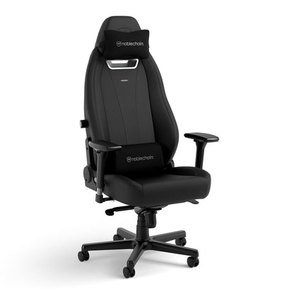 Chaise de jeu LEGEND - Édition noire - Similicuir vegan haute technologie