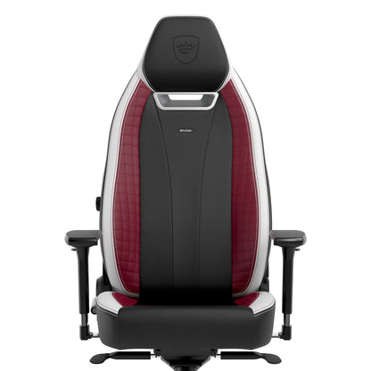 Chaise de jeu LEGEND - Noir/Blanc/Rouge - Similicuir vegan haute technologie