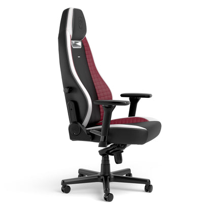 Chaise de jeu LEGEND - Noir/Blanc/Rouge - Similicuir vegan haute technologie