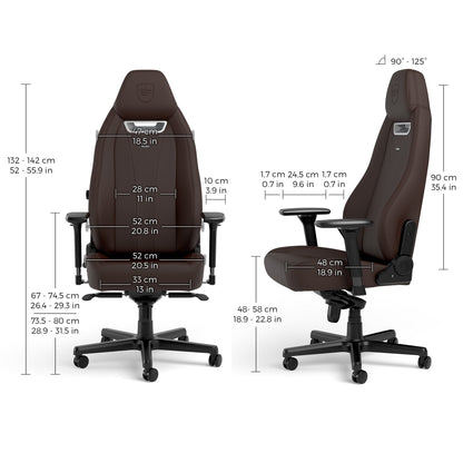 Chaise de jeu LEGEND - Édition Java - Similicuir végétalien