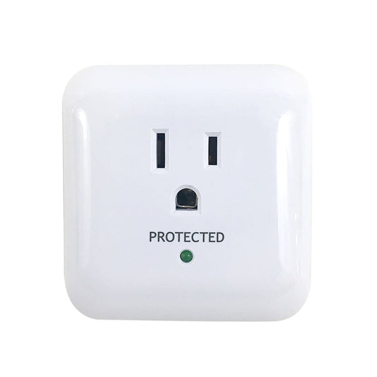 1 Outlet Power Tap - 900J Surge Protection - White