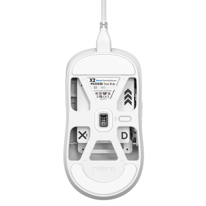 X2V2 Wired - Medium Size - White