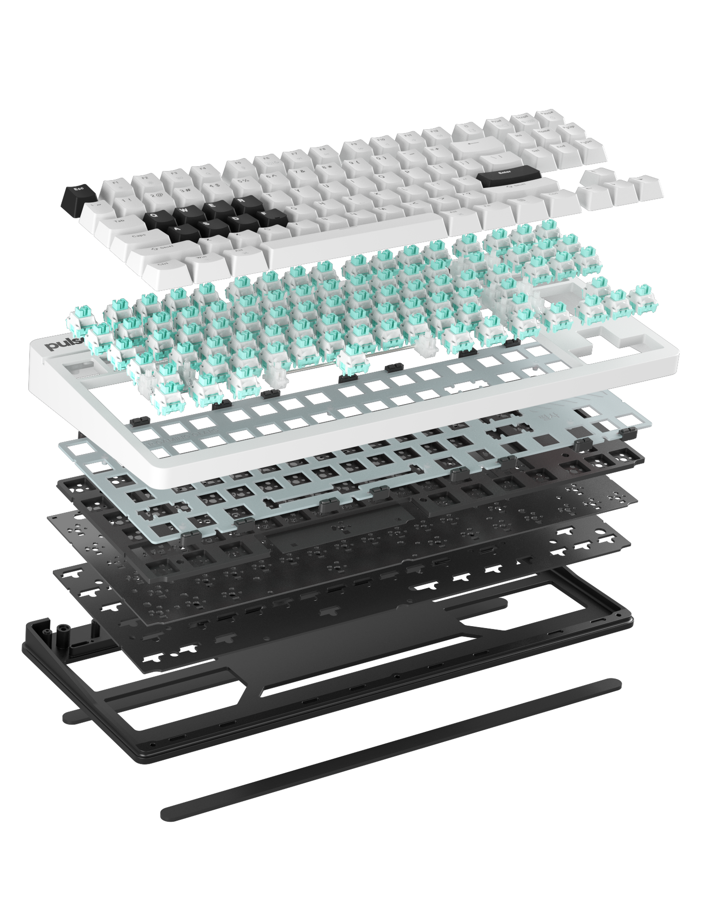 XBOARD QS Mechanical Keyboard - White