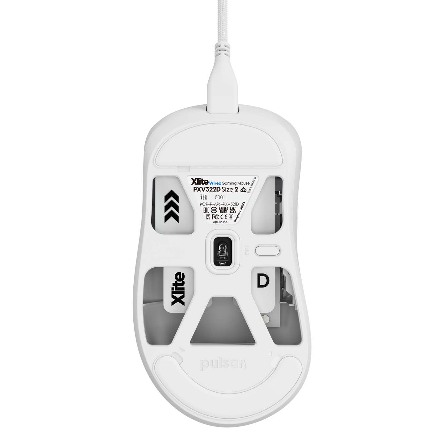 Xlite V3 Wired - Medium Size - White