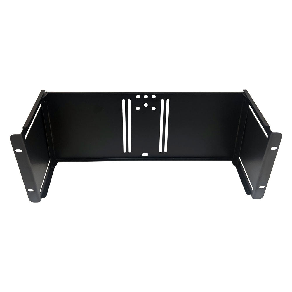 Monitor Mount for Relay Racks and Cabinets - 19 Inch  - Adjustable - 4U - VESA 75x75, 100x100