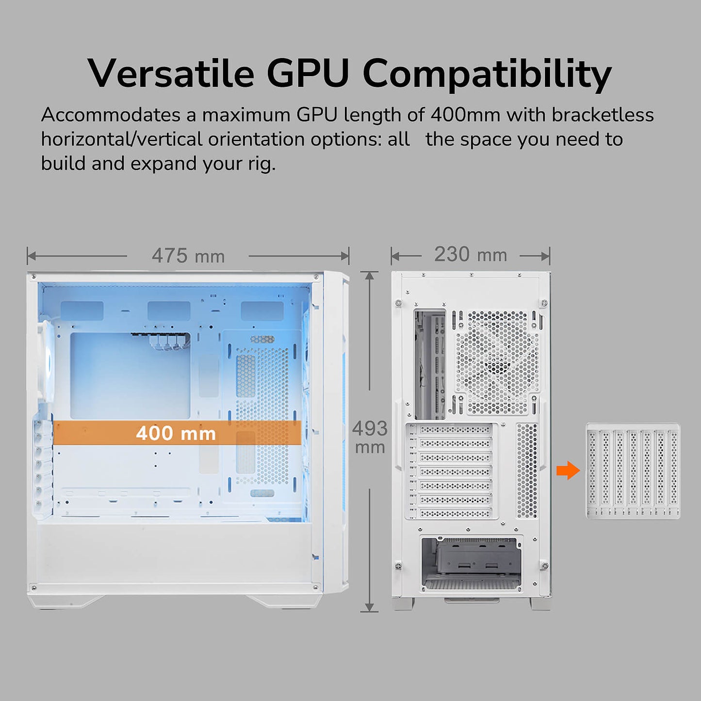 Uniface RGB White- PC Case