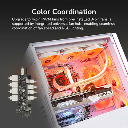 Uniface RGB White- PC Case