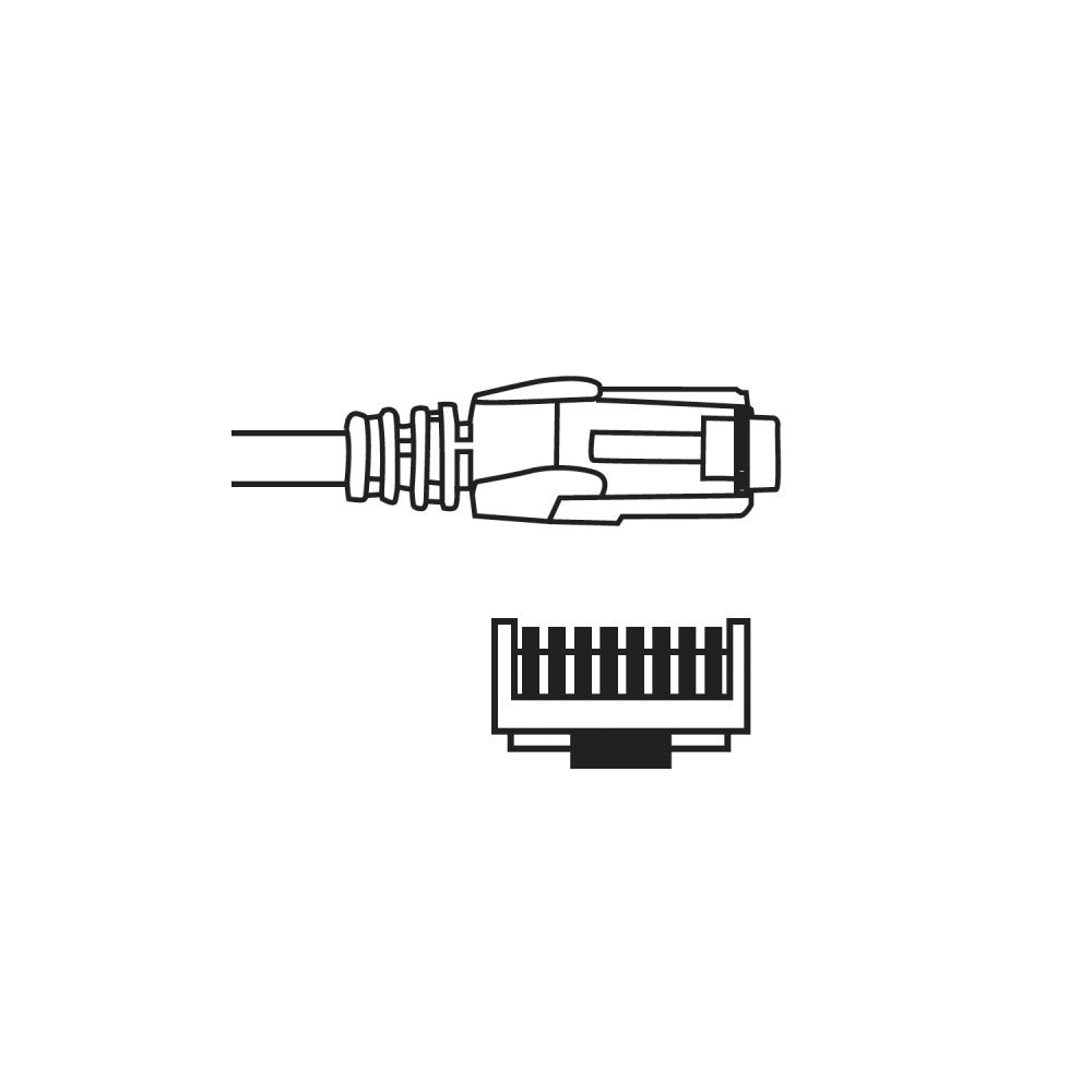 CAT 8 SFTP Patch Cable - 1.5ft White