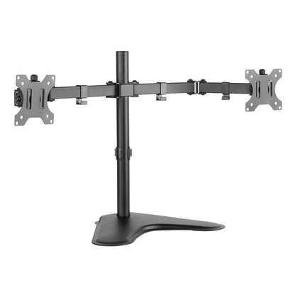 Bras de moniteur à double articulation pour 2 moniteurs 13-32'' avec base