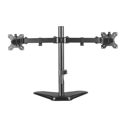 Bras de moniteur à double articulation pour 2 moniteurs 13-32'' avec base